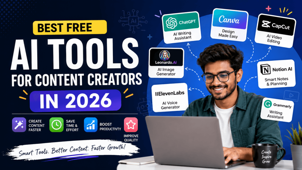 Best Free AI Tools for Content Creators in 2026